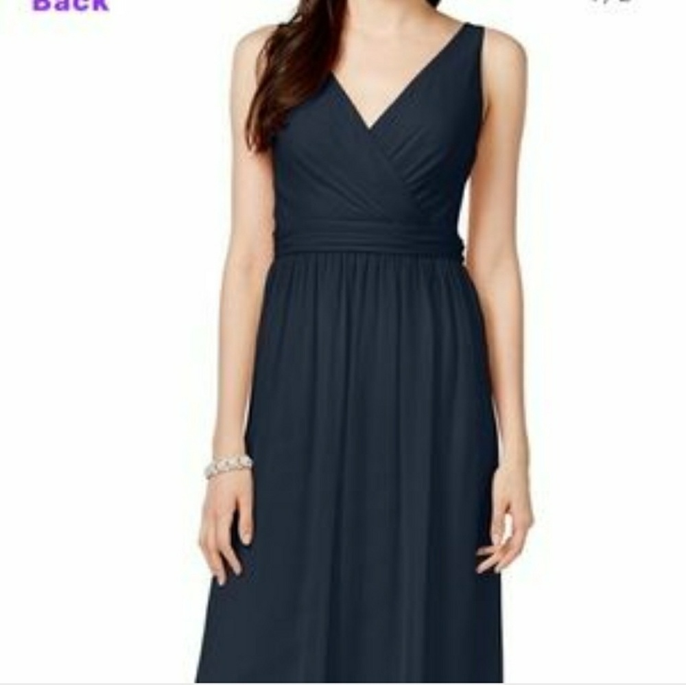 Adrian Papell Navy Blue Gown